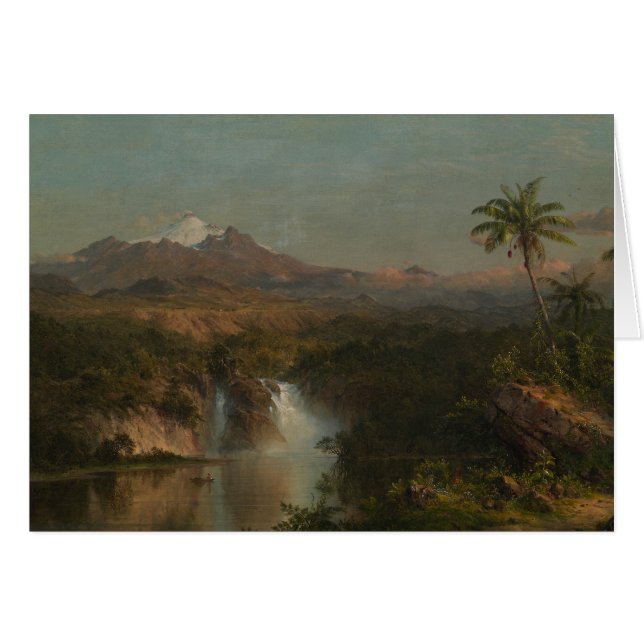 Frederic Edwin Church - View of Cotopaxi Hälsningskort (Framsidan Horizontal)