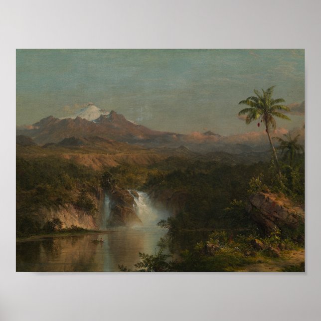 Frederic Edwin Church - View of Cotopaxi Poster (Framsidan)