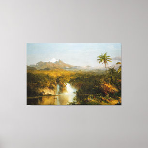 FREDERIC EDWIN CHURCH - VY OF COTOPAXI - 1857 - CANVASTRYCK
