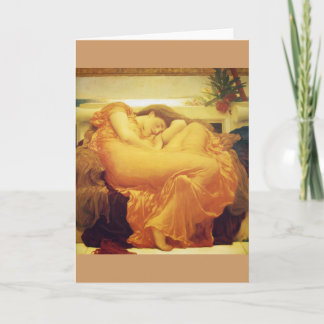 Frederic Leighton, "Flaming June"-hälsningskort Kort