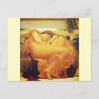 Frederic Leighton, "Flaming June" vykort