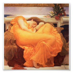 Frederic Leighton - flamma juni Fototryck