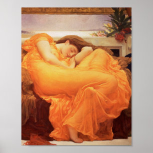 Frederic Leighton - flamma juni Poster