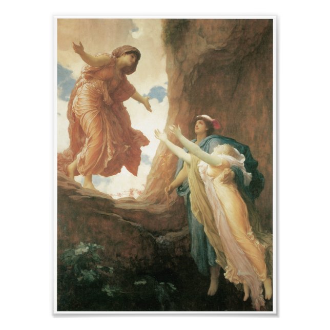 Frederic Leightons återlämnande av Persephone Fototryck (Framsidan)