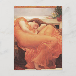 Frederic Lord Leighton Flaming June Square Art Vykort