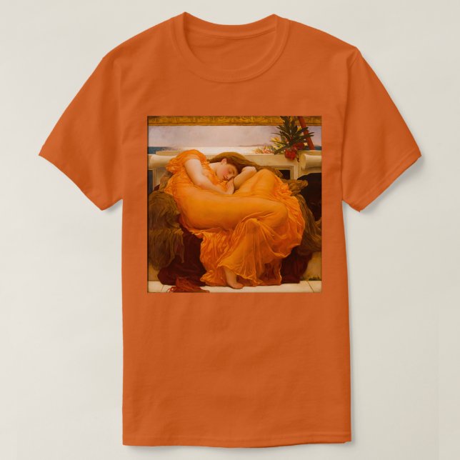 Frederic Lord Leighton Flaming June T Shirt (Design framsida)