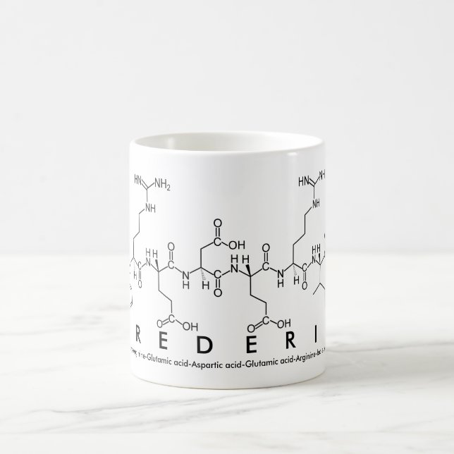 Frederic peptide namn mugg (Center)