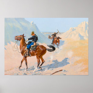Frederic Remington - Advance-Guard eller Mil Poster