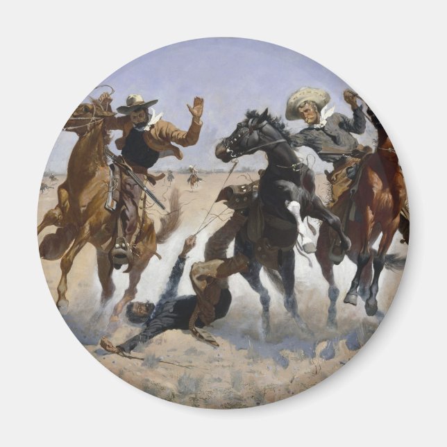 Frederic Remington Art Magnet (Framsidan)