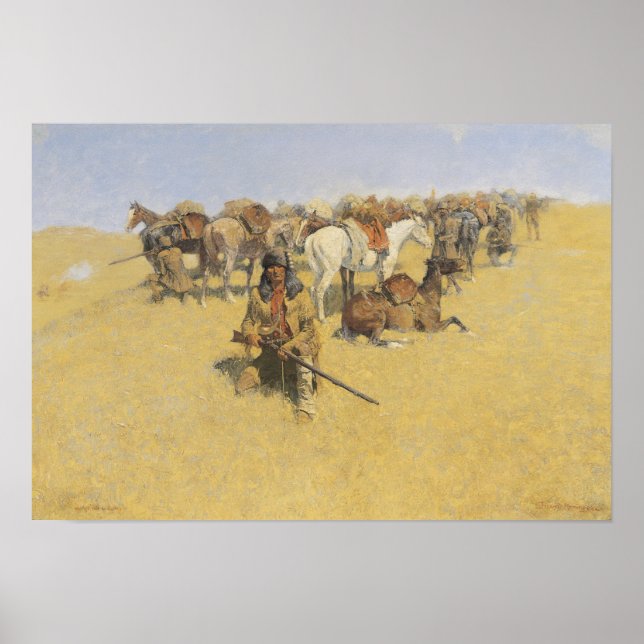 Frederic Remington Art Poster (Framsidan)
