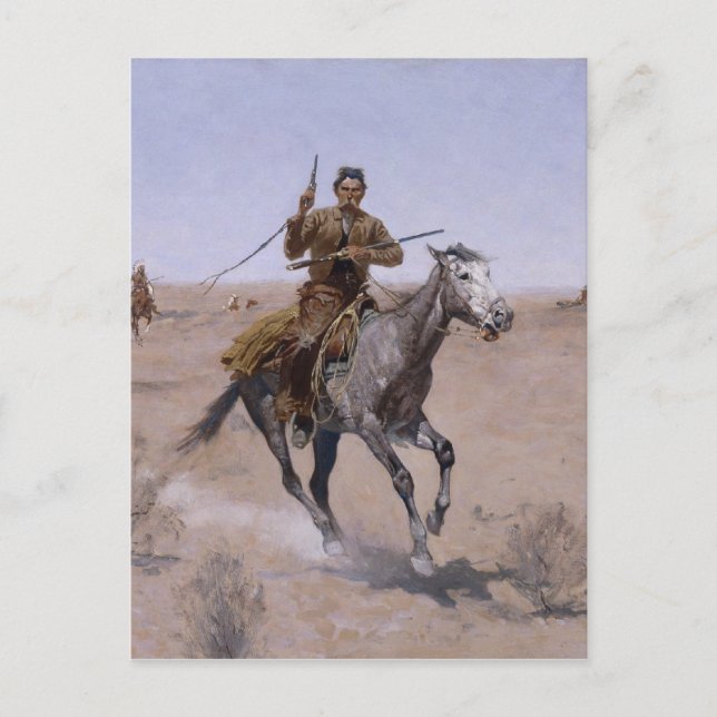 Frederic Remington Art Vykort (Framsida)