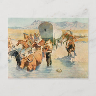 Frederic Remington Art Vykort