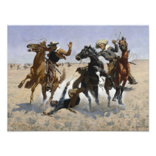 Frederic Remington - Att hjälpa en kamrat Fototryck