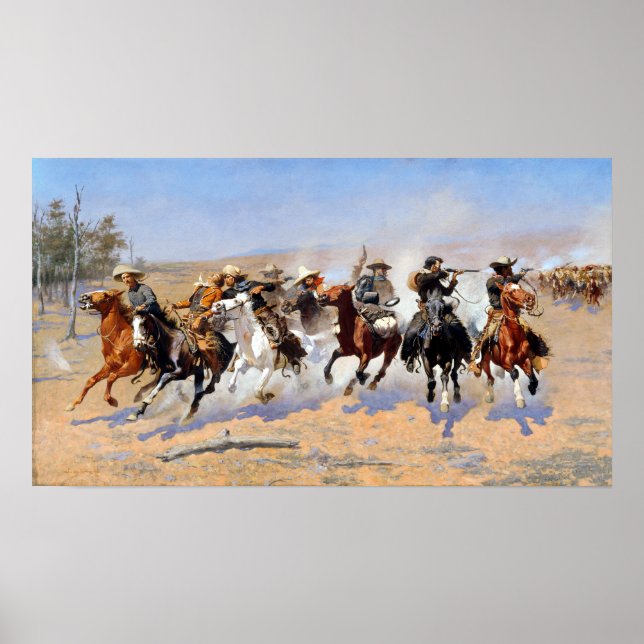 Frederic Remington-bindestreck för Timber Poster (Framsidan)