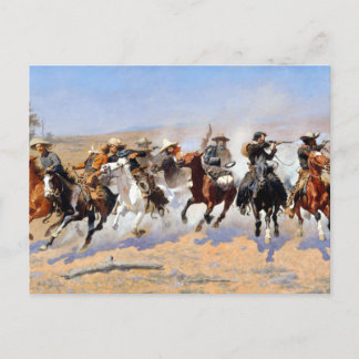 Frederic Remington-bindestreck för Timber Vykort