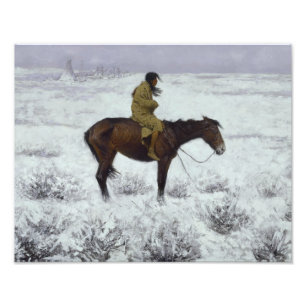 Frederic Remington - Herd Boy Fototryck