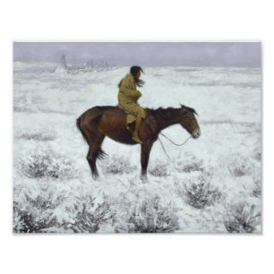 Frederic Remington - Herd Boy Fototryck