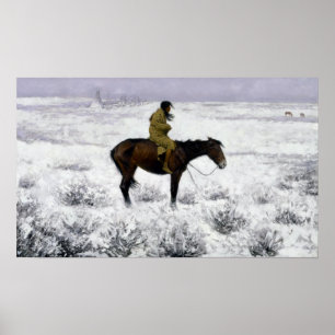 Frederic Remington Herd Boy Poster