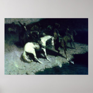 Frederic Remington låstes på Poster