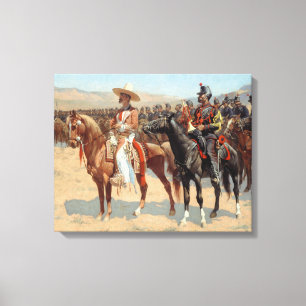 Frederic Remington - Mexikansk major Canvastryck