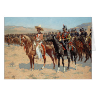 Frederic Remington - Mexikansk major Hälsningskort