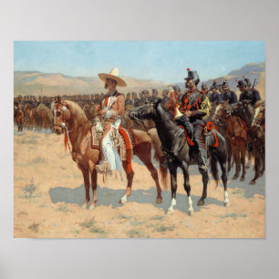 Frederic Remington - Mexikansk major Poster
