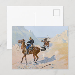 Frederic Remington-militäroffret (Ambush) Vykort