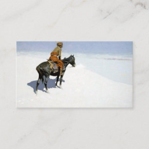 Frederic Remington - Nattens Färg Visitkort