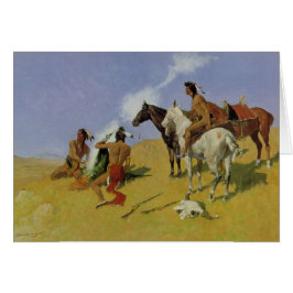 Frederic Remington - röka Hälsningskort