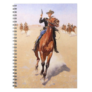 Frederic Remington Trooper Anteckningsbok Med Spiral
