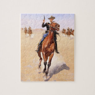 Frederic Remington Trooper Pussel