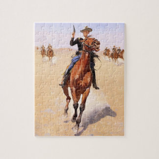 Frederic Remington Trooper Pussel