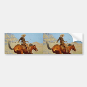 Frederic Remington's The Cowboy (1902) Bildekal