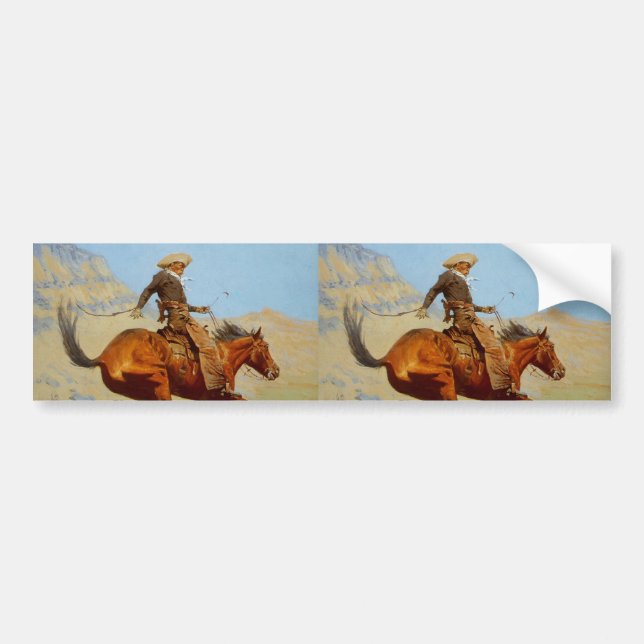 Frederic Remington's The Cowboy (1902) Bildekal (Framsidan)