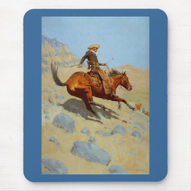 Frederic Remington's The Cowboy (1902) Musmatta (Framsidan)