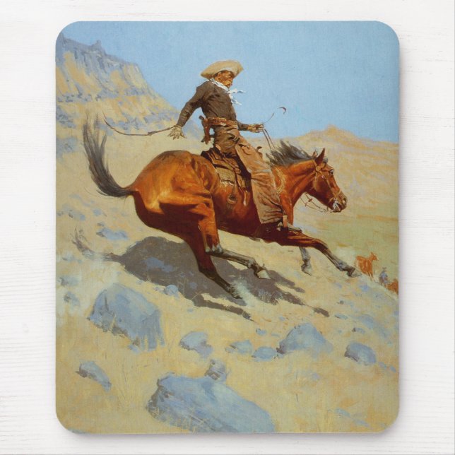 Frederic Remington's The Cowboy (1902) Musmatta (Framsidan)