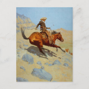 Frederic Remington's The Cowboy (1902) Vykort