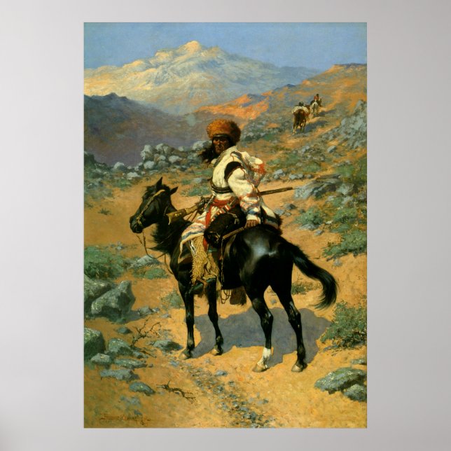 Frederic Remington's The Indian Trapper (1889) Poster (Framsidan)