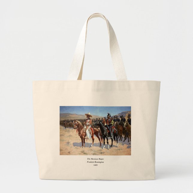 Frederic Remington's The Mexican Major (1889) Jumbo Tygkasse (Framsidan)