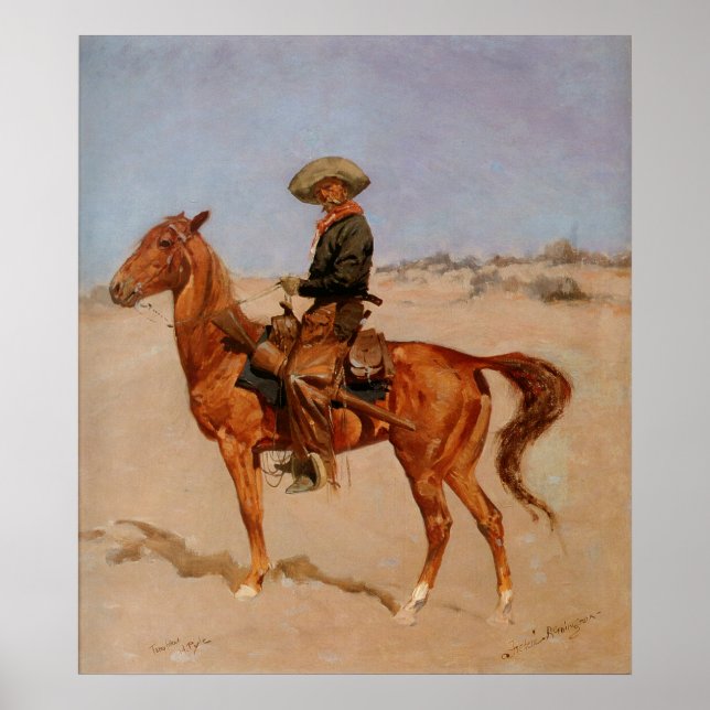 Frederic Remington's The Puncher (1895) Poster (Framsidan)