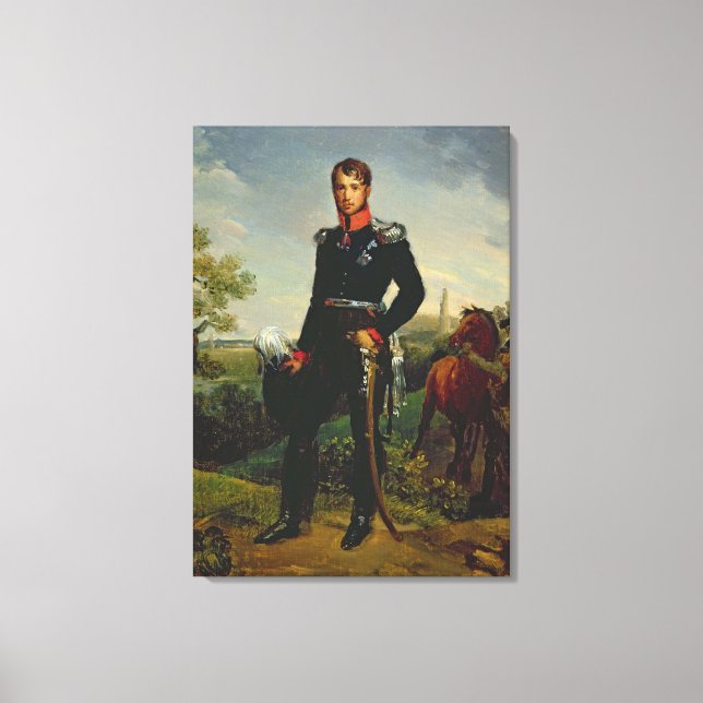 Frederic William III Kung of Prussia, 1814 Canvastryck (Framsida)