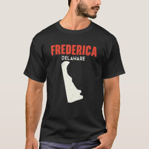 Frederica Delaware USA State America Travel Delawa T Shirt