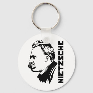 Frederich Nietzsche porträtt Keychain Nyckelring