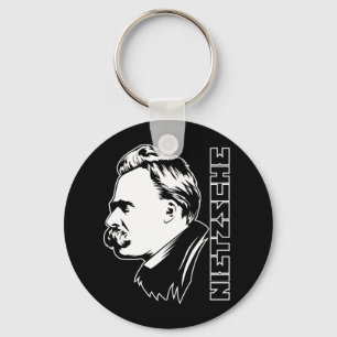 Frederich Nietzsche porträtt Keychain Nyckelring
