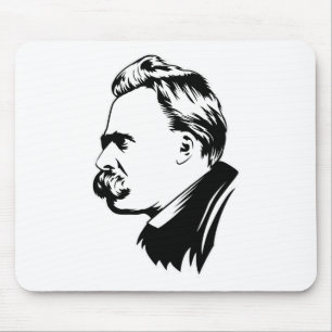 Frederich Nietzsche porträtt Mousepad Musmatta