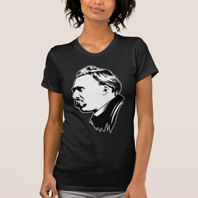 Frederich Nietzsche porträtt Mousepad Tröja (Framsida)