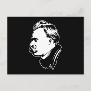 Frederich Nietzsche Porträtt Postkort Vykort