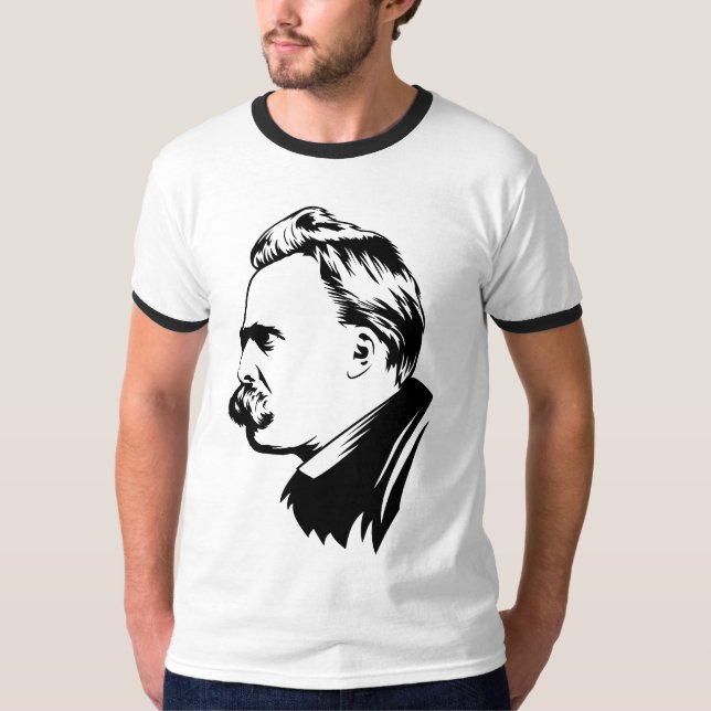 Frederich Nietzsche porträtt Tee (Framsida)