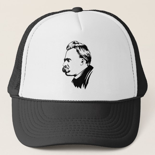 Frederich Nietzsche porträtthatt Keps (Framsida)