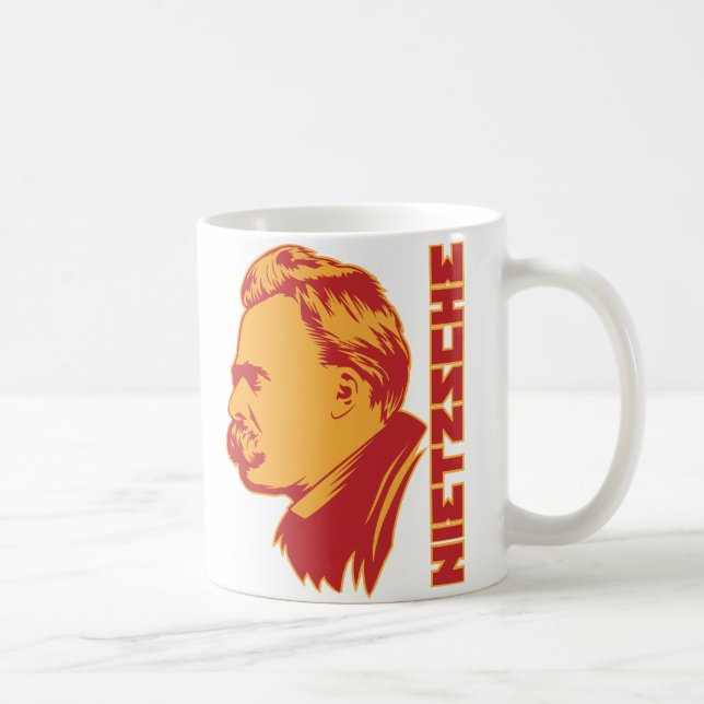 Frederich Nietzsche porträttmugg Kaffemugg (Höger)
